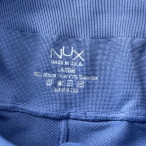 NWT NUX Shapeshifter Moderate Compression High Rise 7/8 Leggings Blue Size Large - Picture 5 of 11